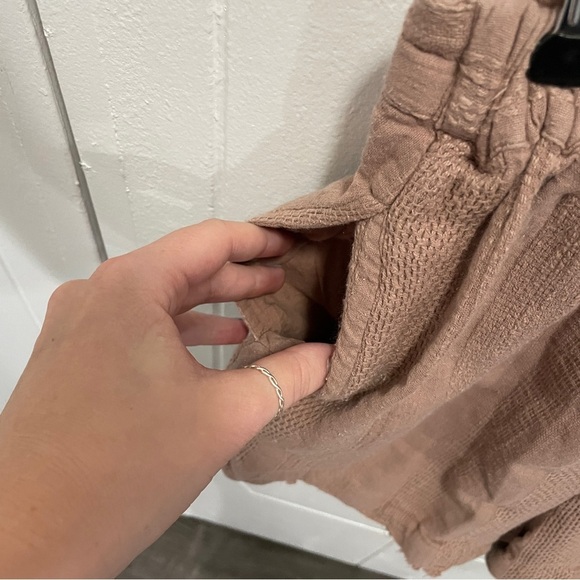 Free People Dusty Pink Linen Skort - Picture 4 of 10